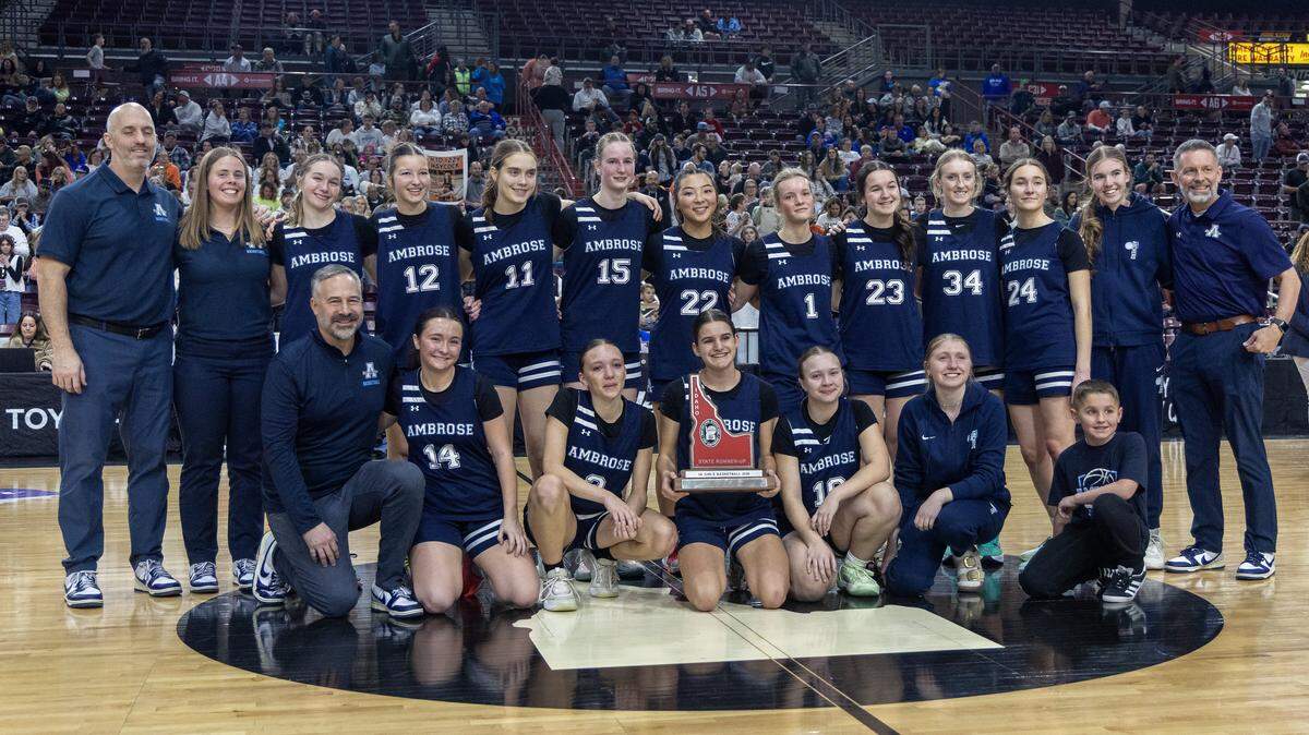 Ambrose takes second place in the 3A state championship at the Ford Idaho Center in Nampa, Saturday, Feb. 21, 2026.
