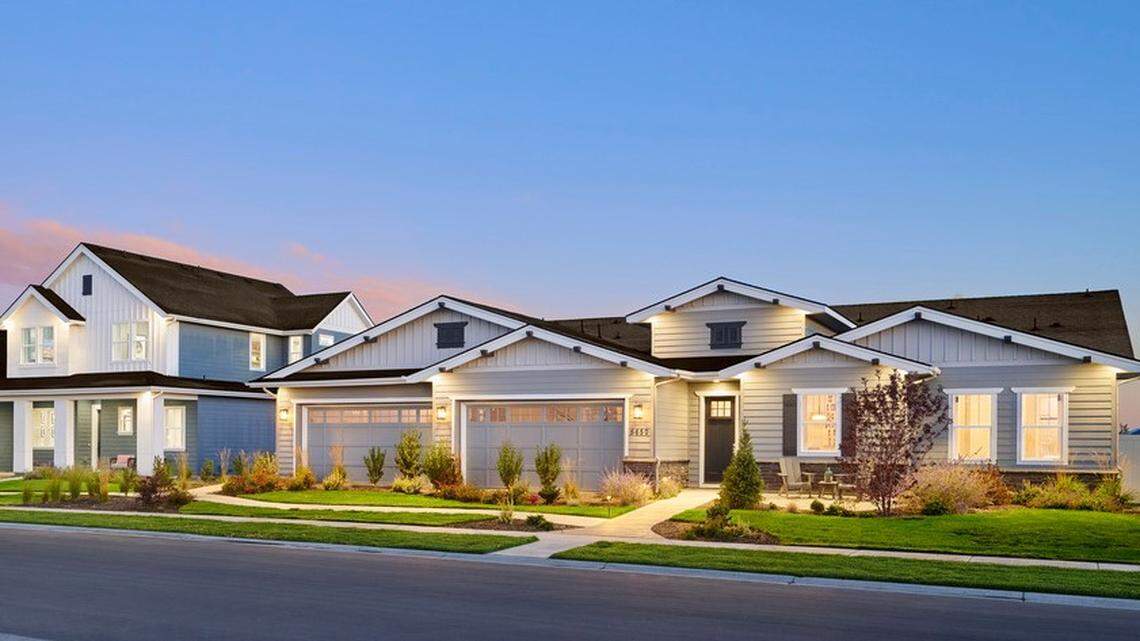 House designs planned by Toll Brothers for the Collina Vista subdivision.