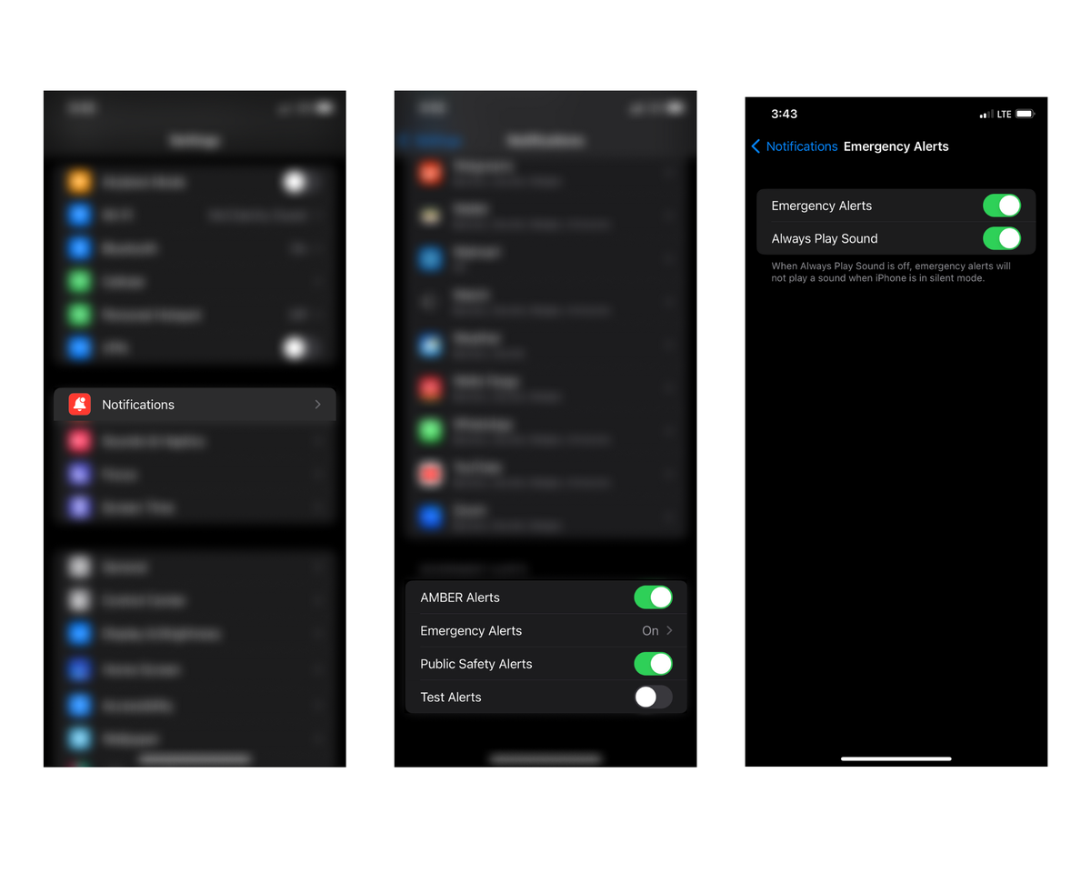 A step-by-step look at how to turn off emergency alerts on an iPhone.