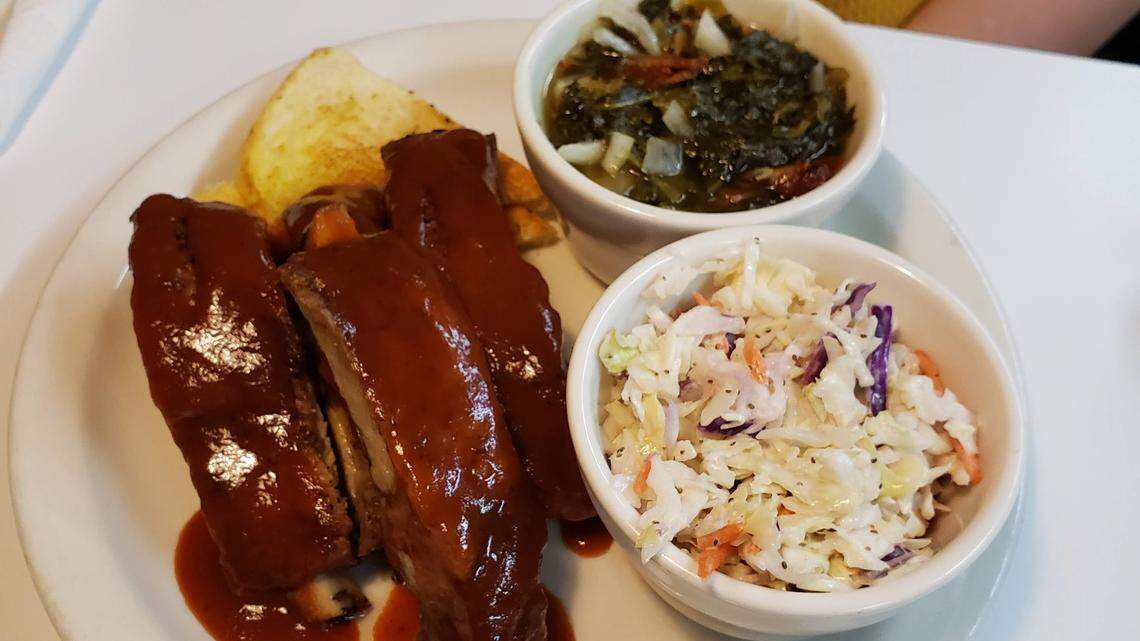 The ribs at Brother Brown’s Underground in Boise have a perfect smoke line, great caramelization and good chew. The sides of slaw and collard greens (the reviewer’s favorite) also draw raves.