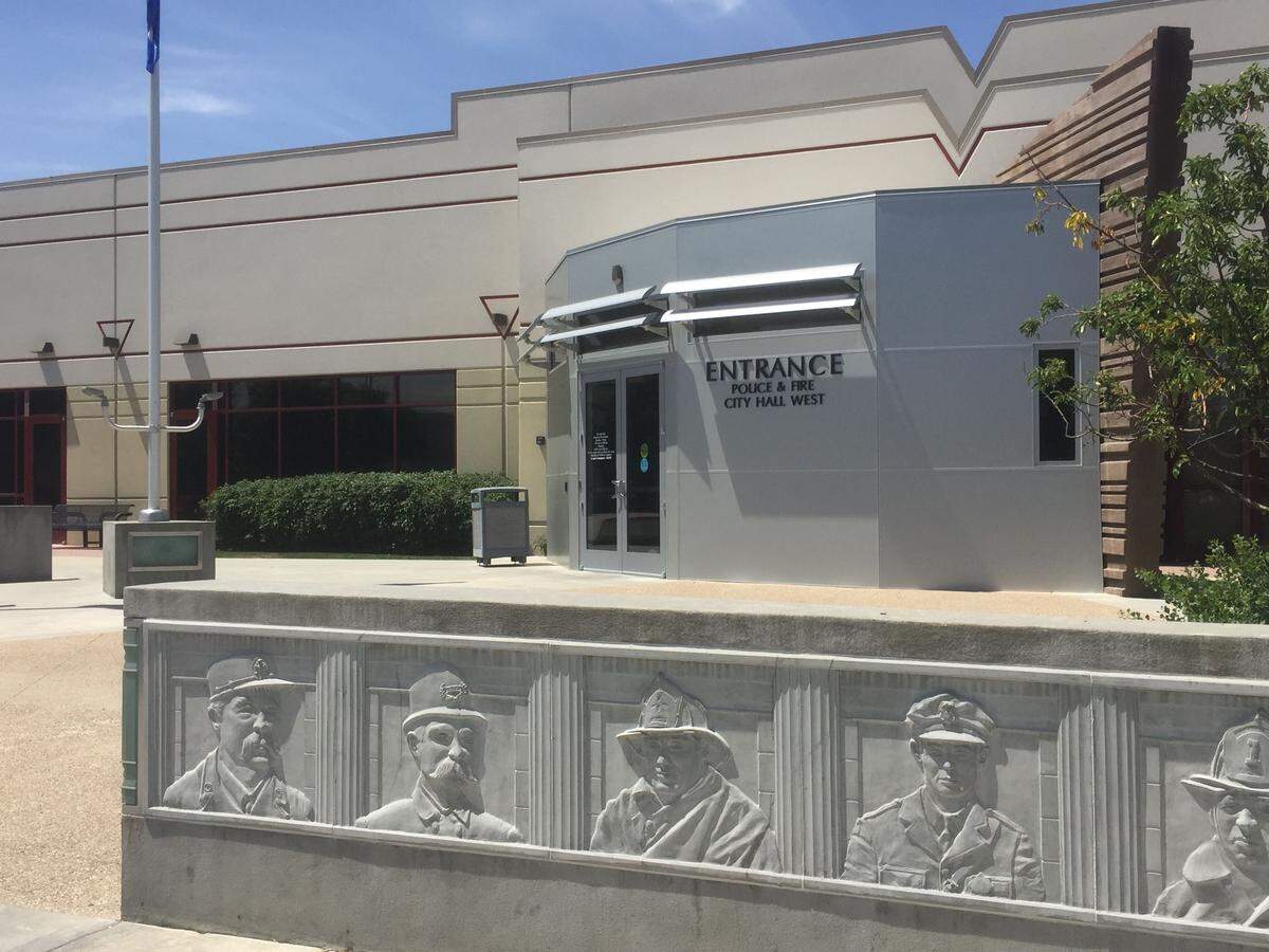 An exterior shot of City Hall West on Mark Stall Place, where the Boise Police Department is housed.