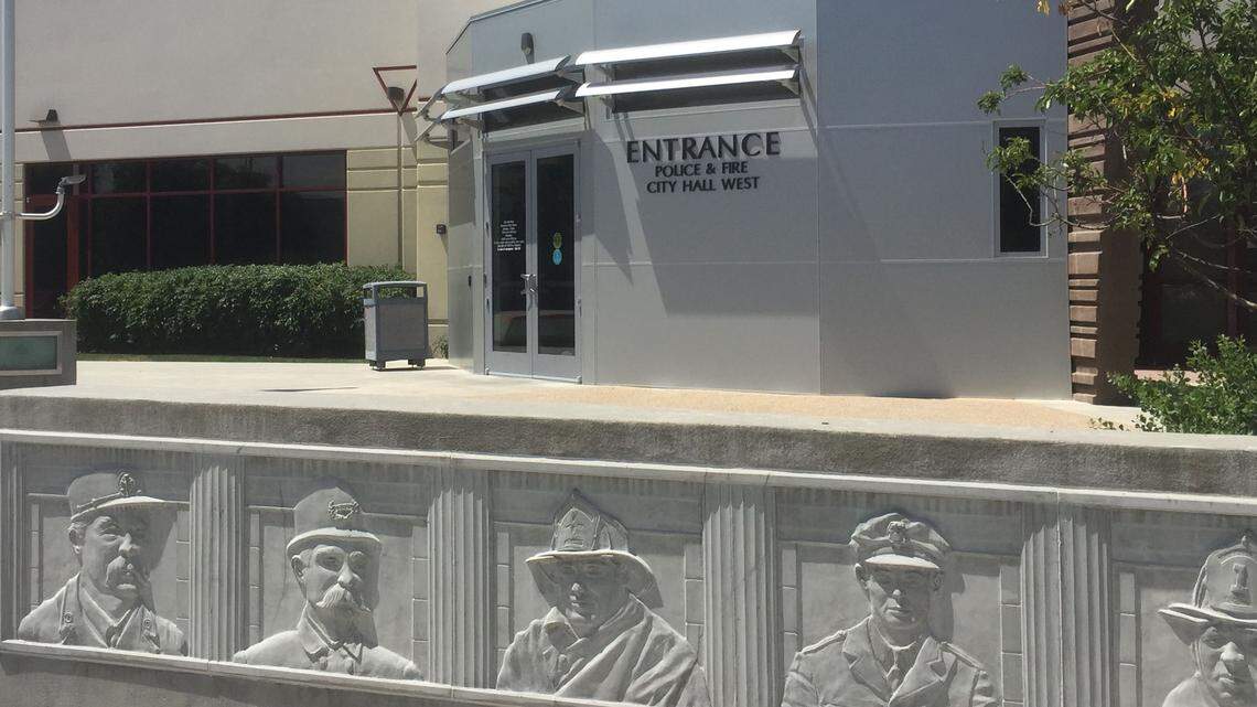 An exterior shot of City Hall West on Mark Stall Place, where the Boise Fire Department is housed.