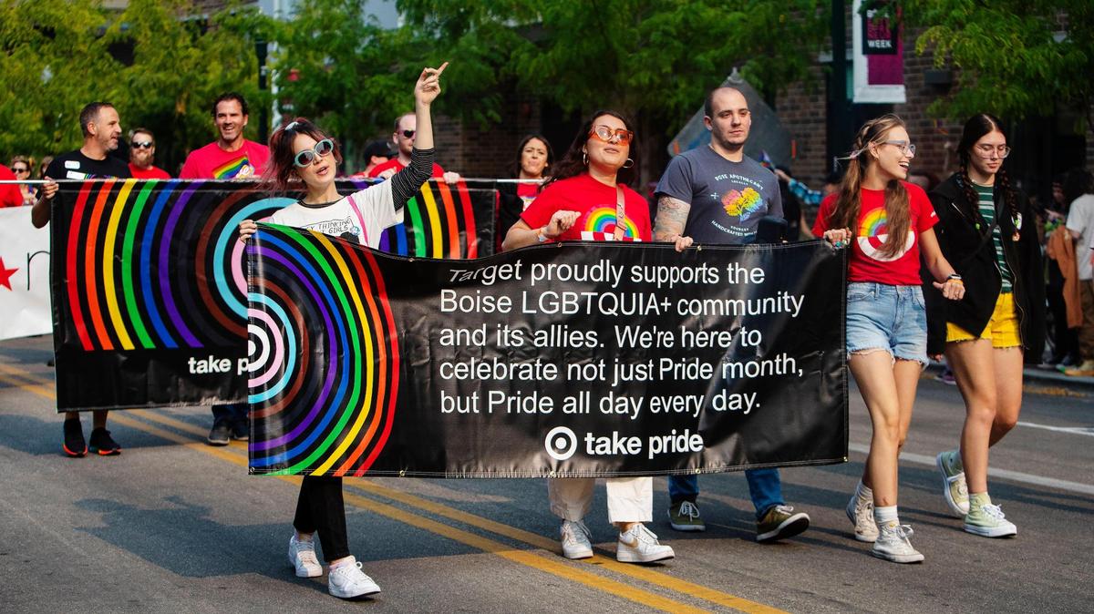Target shows its support for LBGTQ community and the Boise Pride Festival while marching in the parade on Sept. 11 in downtown Boise. While some businesses caved in to rhetoric about the festival, an overwhelming majority of businesses and nonprofits ignored the attack.