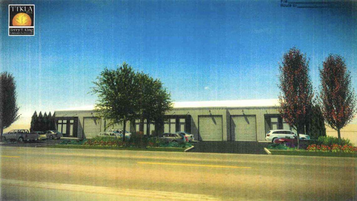 The warehouse office condo would be located on a 0.60-acre parcel north of State Street and east of Edgewood Lane.