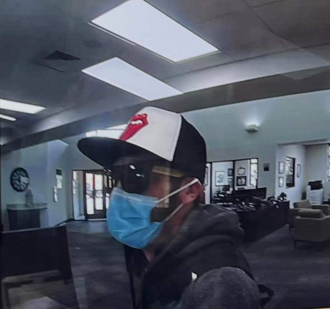 The suspect got away with an “undisclosed amount of cash.”