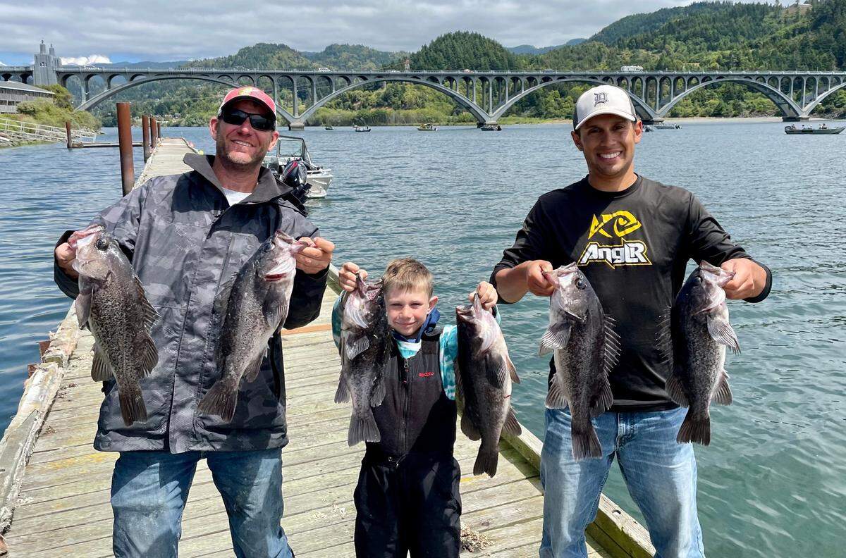 Idaho natives Nick Young and his son, Jaxon, have taken their fishing guide business to Gold Beach, Oregon, where they are targeting salmon, rockfish and lingcod.