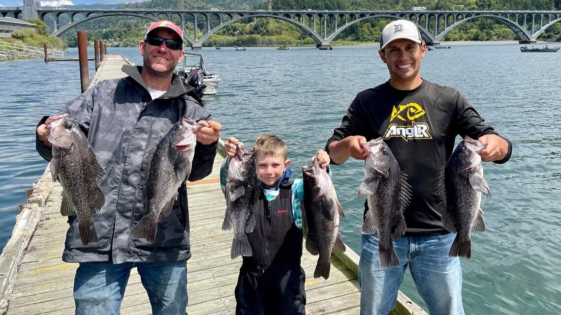 Old dogs learn new tricks fishing for chinook, perch and more at Oregon’s Gold Beach