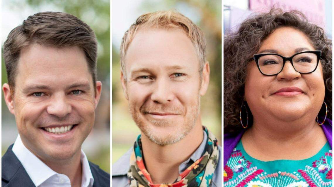 Could these three current and former Boise City Council members run against one another for the first time? Patrick Bageant, left, and Jimmy Hallyburton, middle, live in the newly drawn District 6. So does Lisa Sánchez, right, who left the council in January after she moved out of her current district.