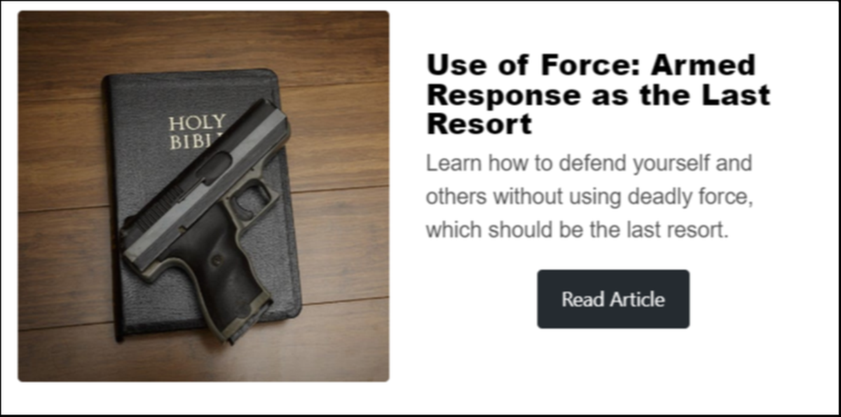 Emails from Sheepdog Church Security weave together religious and security-related imagery.