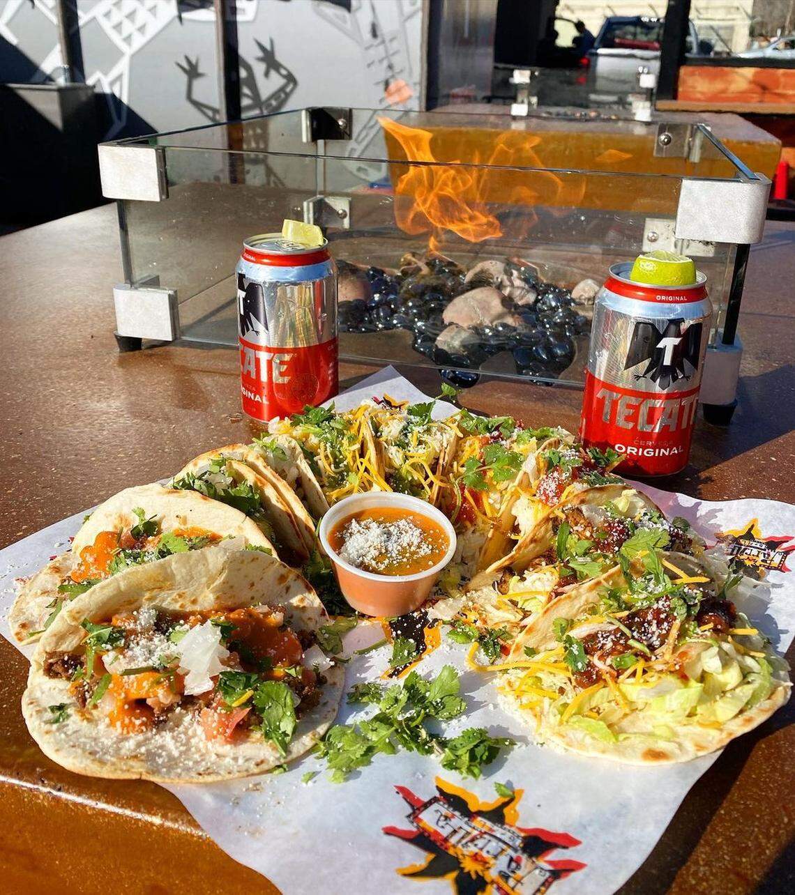 Parilla Grill is popular for its $1 tacos on Tuesdays and Thursdays, and $2 cans of Tecate beer every day.