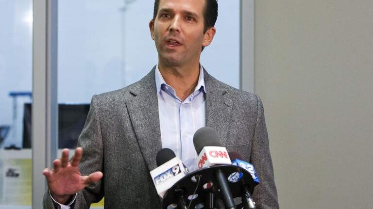 Why did Donald Trump Jr. visit Boise on Monday? He was at two events