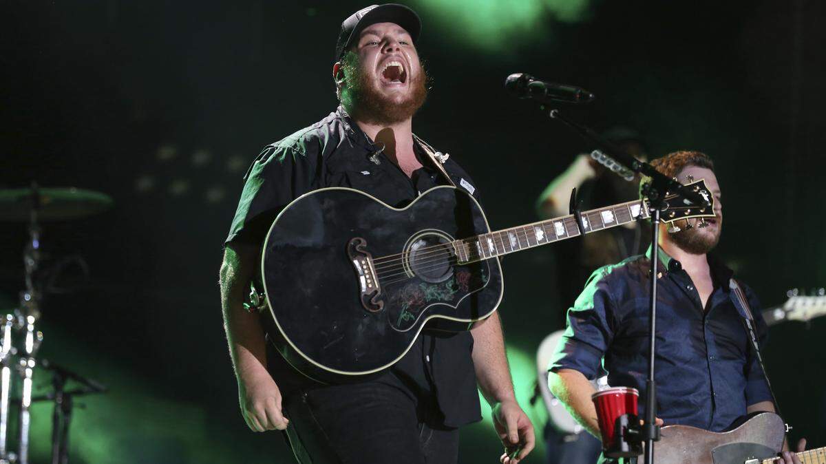 Luke Combs performs at the 2018 CMA Music Festival at Nissan Stadium in June of 2018 in Nashville, Tenn.