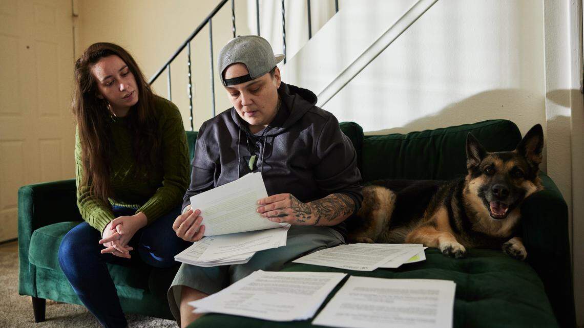 Once they were fired, Emily Carter, left, and Kieria Krieger filed a complaint with the Idaho Human Rights Commission, a state administrative law agency created by the Legislature. In June of this year, however, their claims for retaliatory discharge were denied. The Human Rights Commission decided that their case didn’t fall under the scope of their powers.