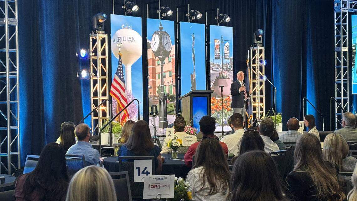 Meridian mayor slams Idaho Legislature in annual speech. It’s becoming a tradition