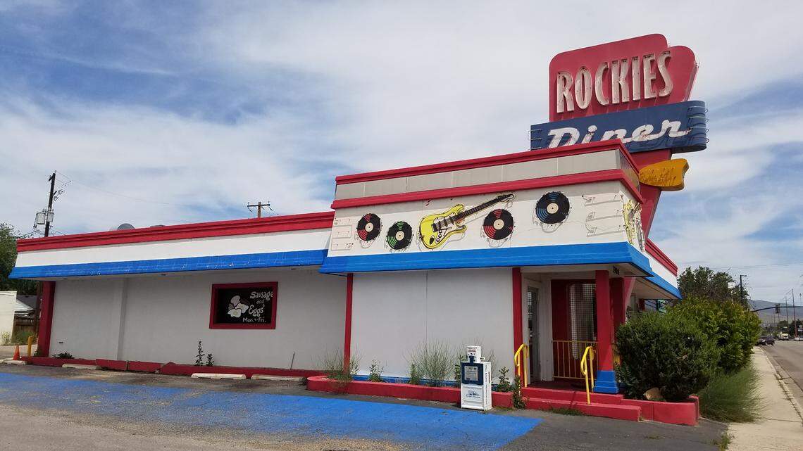 Rockies Diner sits empty at 3900 W. Overland Road in June 2020. It could soon be replaced by a tattoo parlor.