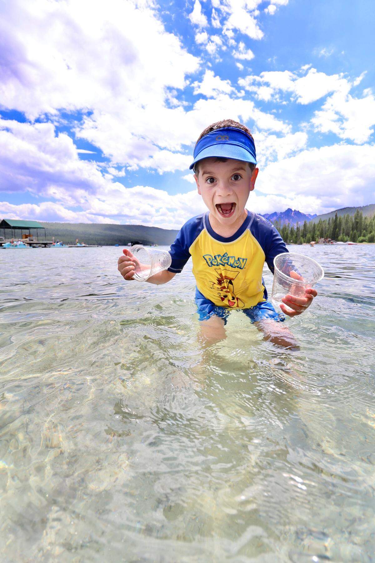 “SNRA is pure joy,” Jeff Walker said while submitting this photo from Redfish Lake, of his 7-year-old son Andrew.