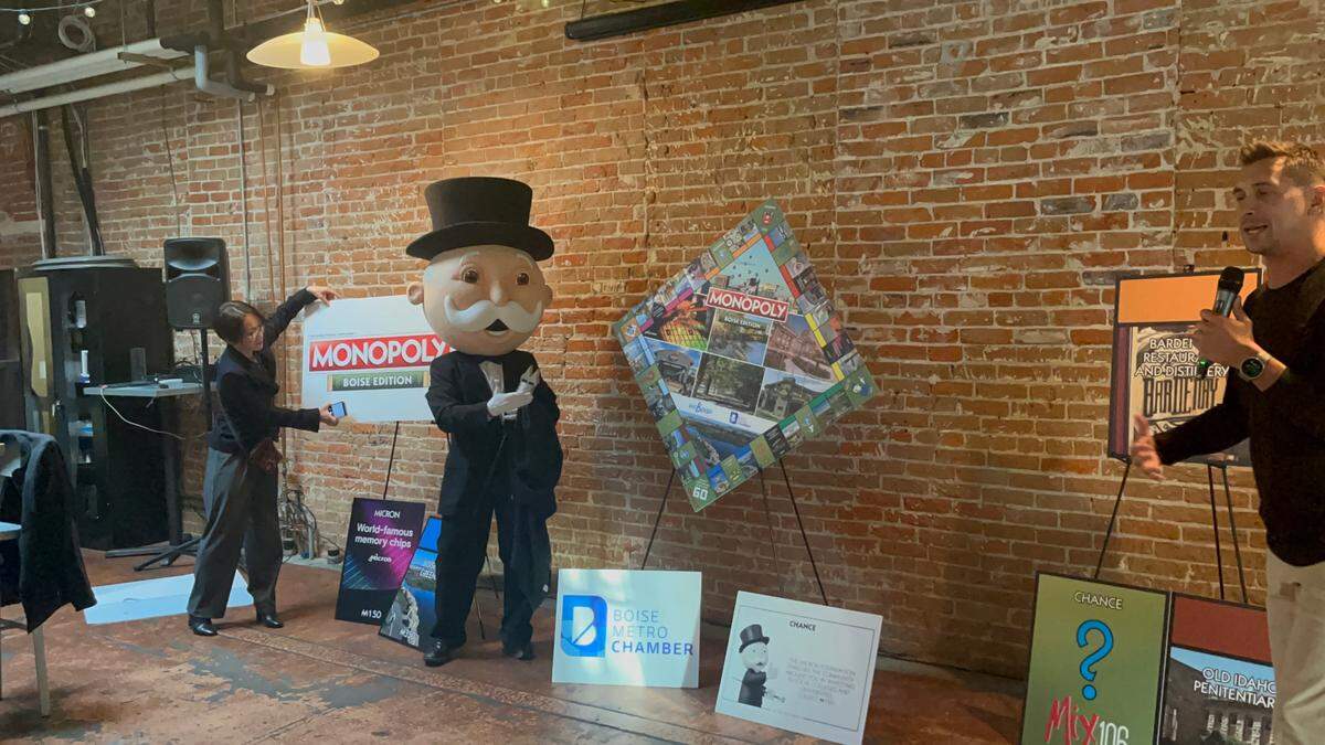 Mr. Monopoly presents MONOPOLY: Boise Edition at Beside Bardenay on Oct. 27.