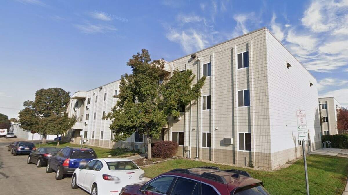 The University Park Apartments, seen here in 2023, will make way for The Sherwood. Construction is expected to begin later this year.