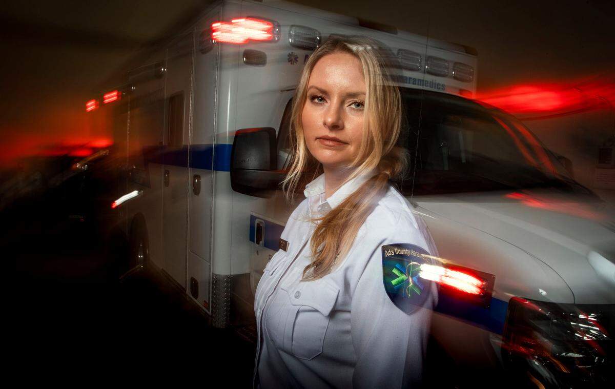 Hannah Carlsen, 32, Boise, serves with Ada County Paramedics.