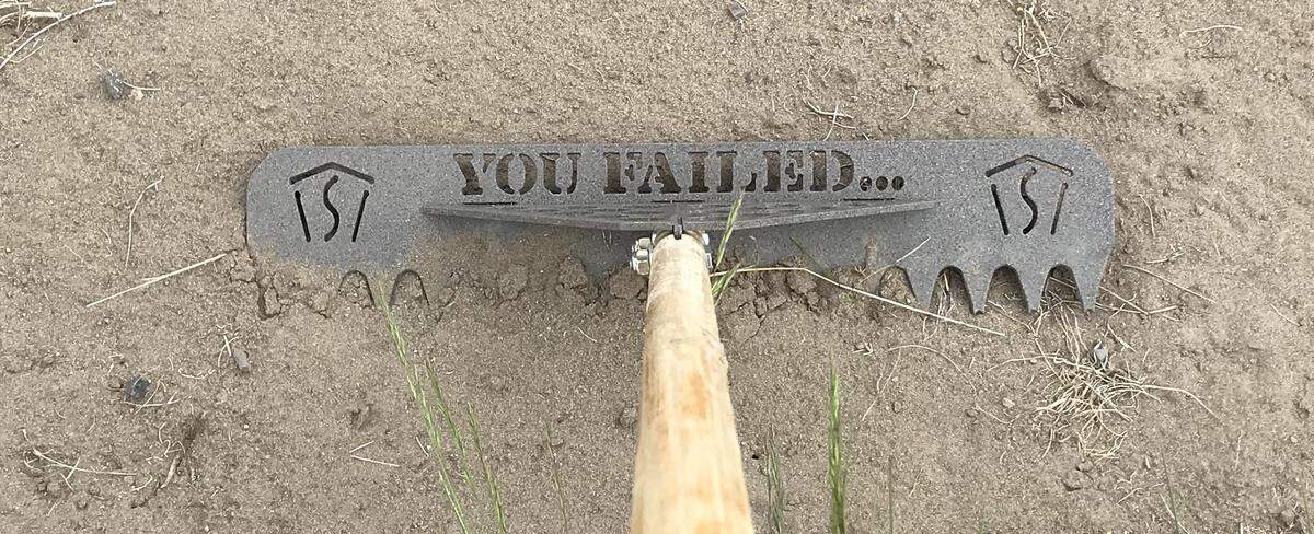 The Links at Silvies Valley Ranch has custom-made, trash-talking rakes.