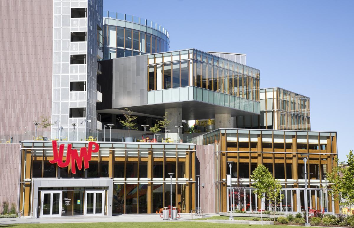 The J.R. Simplot Family Foundation worked for years to get city of Boise approval for Jack’s Urban Meeting Place. The building includes classroom space, studios, event space and a five-story slide.