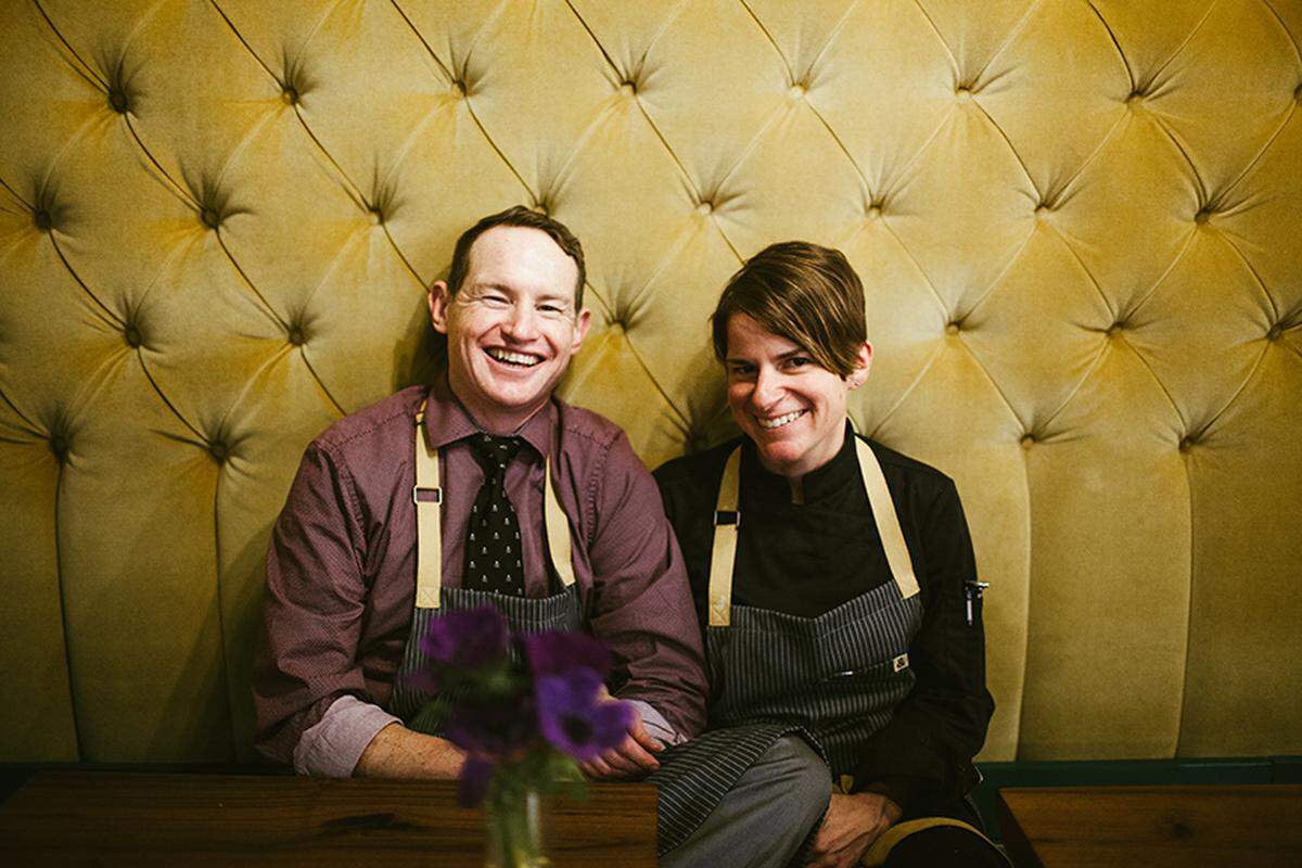 David and Sarah Kelly, owners of Petite 4 restaurant at 4 N. Latah St.