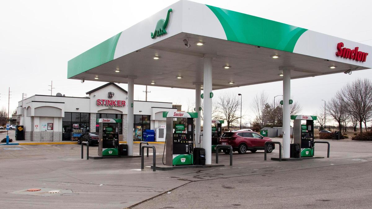 Patrons fuel up at a Stinker Stores gas station in East Boise Wednesday, Feb. 3, 2021.