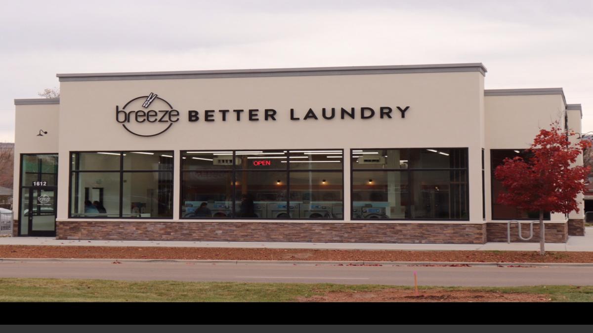 Breeze laundromat at 1612 Broadway Ave. will hold its grand opening Dec. 3-5. The company says its washers extract up to 70% more water than traditional commercial laundry, giving dryers less to do and making each load finish in less time.