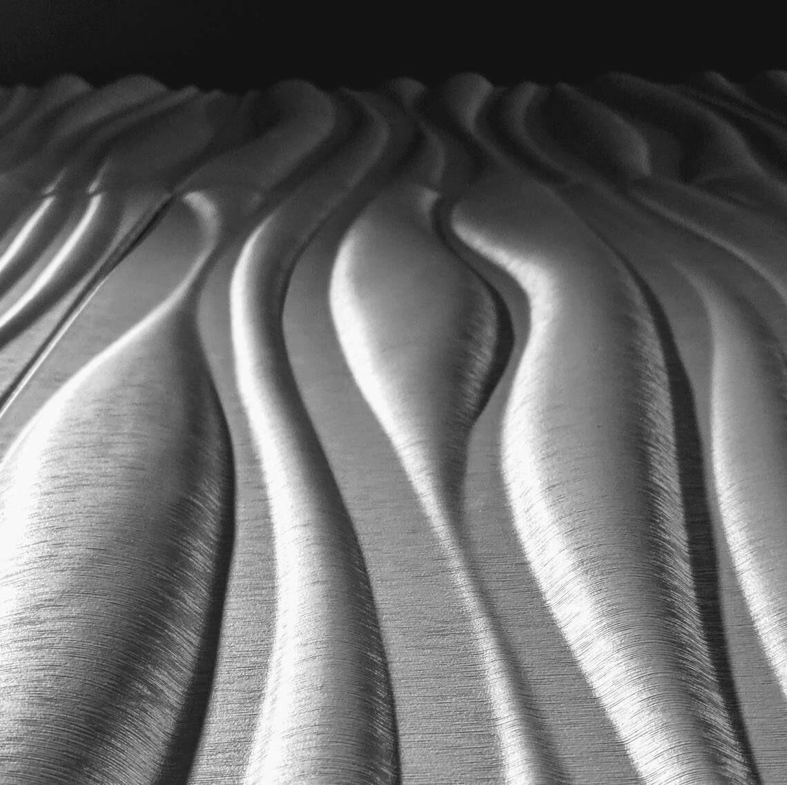 StrangeLove’s decor includes textured wall coverings.