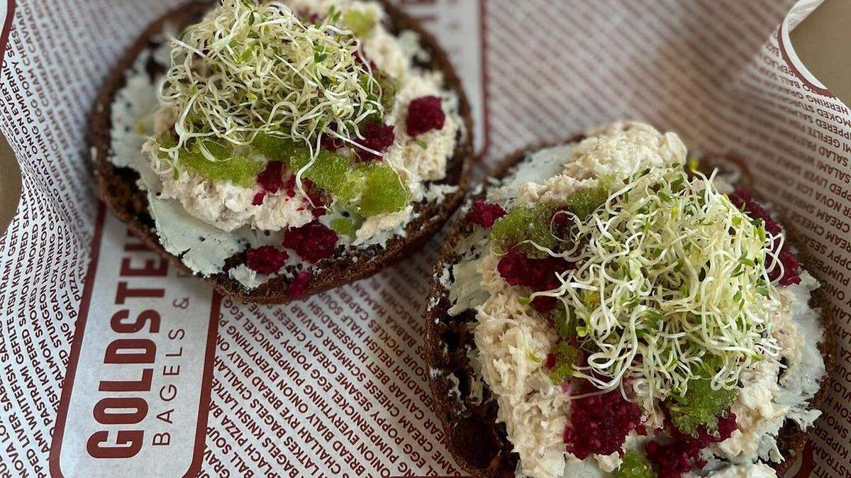 The Iced Out Heebster: “For all you baller hipster Jewish food lovers,” the store wrote on Instagram. “We’re talkin pumpernickel, caviar cream cheese, whitefish salad, beet horseradish relish, wasabi tobiko, alfalfa sprouts, open-faced in a box. The thing reads like Matisyahu dropping bars!”
