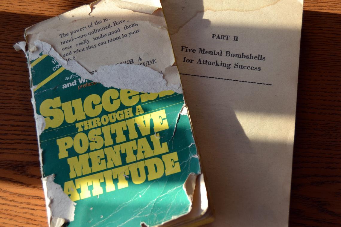 Jared Hatch still has the book that he was reading when his outpost was attacked Ramadi. It still contains bits of shrapnel and was blown apart at the page that begins Chapter 2, “Five Mental Bombshells for Attacking Success.”