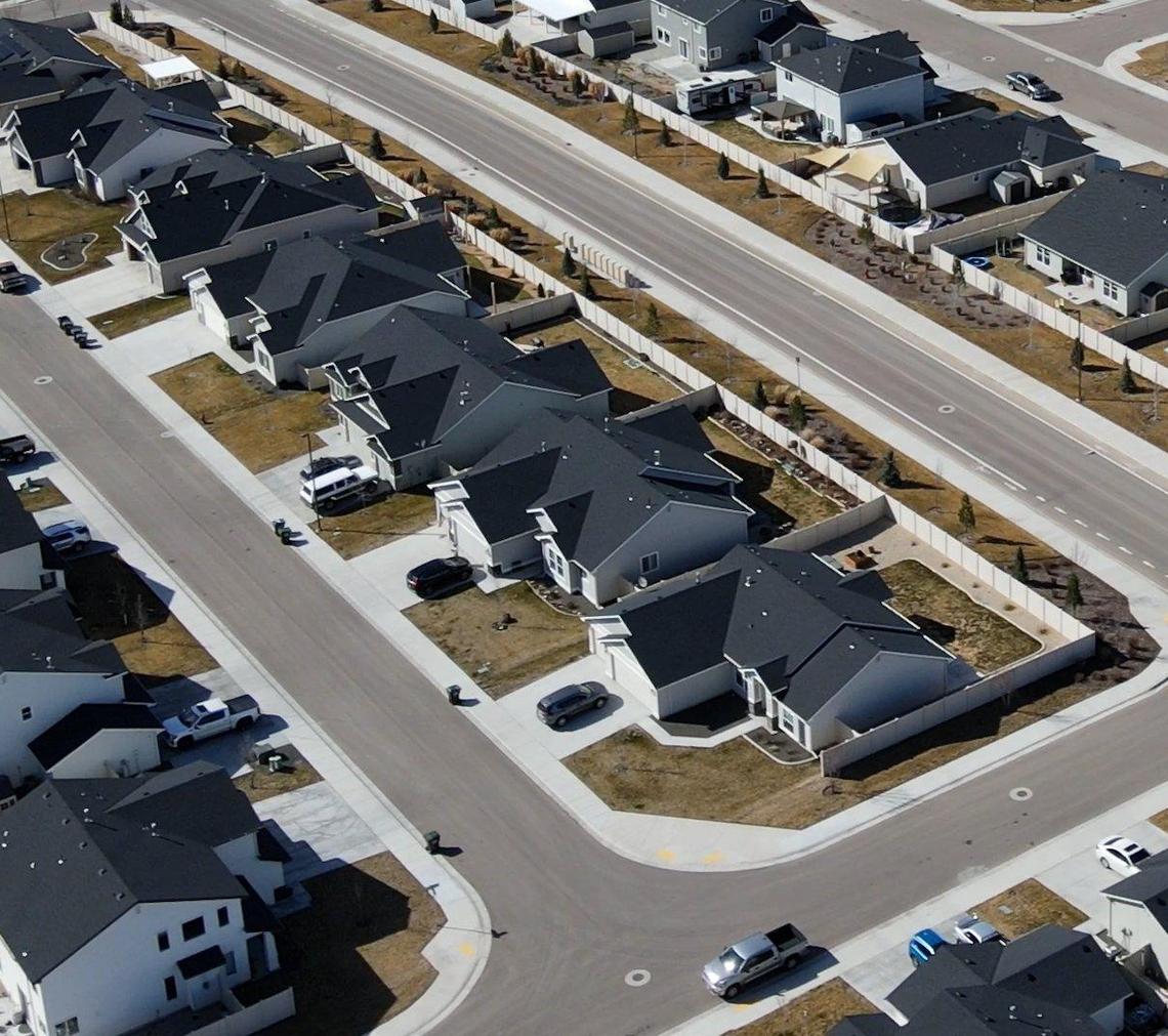 These homes in Kuna have been built in recent years. A recent increase in inventory of houses for sale has been fueled by new construction.