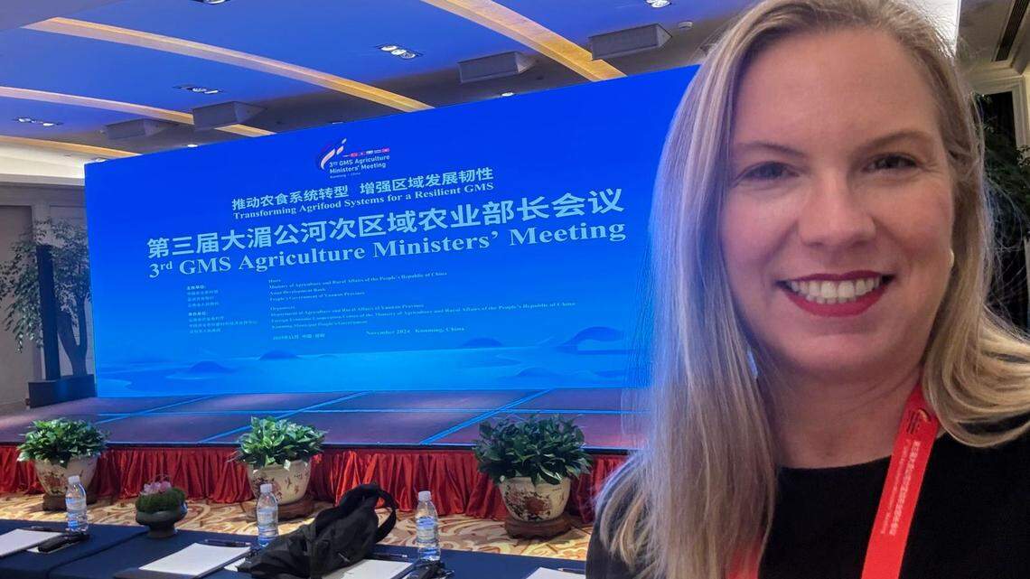 Coree Carver, of Boise, who runs Grove Fruit Growers, which ships mangoes from Cambodia, presented at a conference in November 2024 in China put on by the Asian Development Bank. She presented her project to the ministers of agriculture from Cambodia, Vietnam, Laos, Thailand, Vietnam and South China because her business combines agriculture improvements and sustainability with trade. That business now is in jeopardy because of a proposed 49% tariff on Cambodian goods.