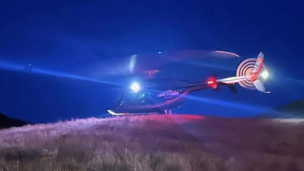 Ada County Paramedics and Life Flight responded to the scene and air lifted the person to a local hospital.