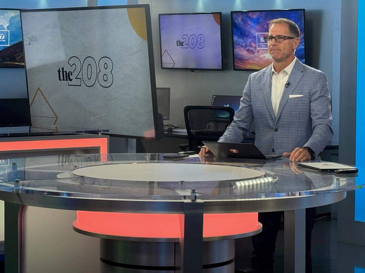 Former KTVB-TV anchor Brian Holmes hosted his final segment of his show The 208 before he left Boise’s NBC affiliate in December.