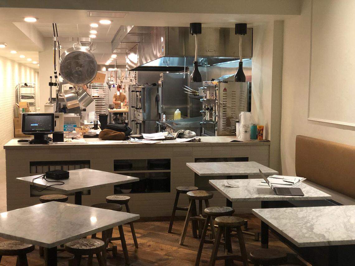 “I think we have about 50 seats total,” says Lizzy Rex, co-owner of Certified Kitchen and Bakery. “It’s not tiny, but it’s not big.”