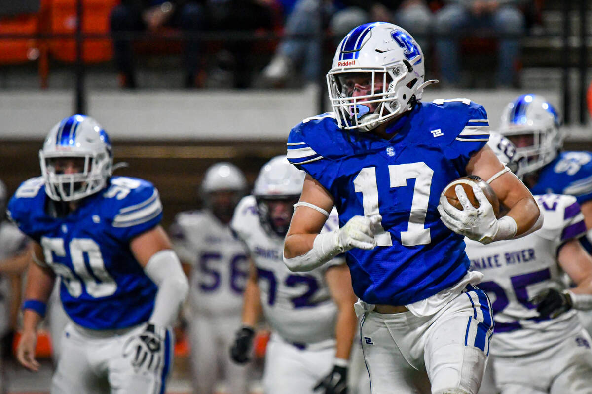 Sugar-Salem senior Dawson McInelly was voted the 4A All-Idaho Football Player of the Year by the state’s coaches.