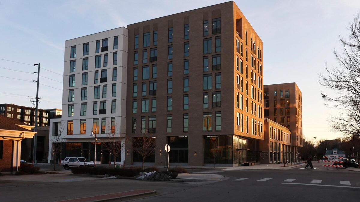 Hearth On Broad at 406 S. 4th Street has 161 units with a parking garage and a series of ground level retail/living spaces.