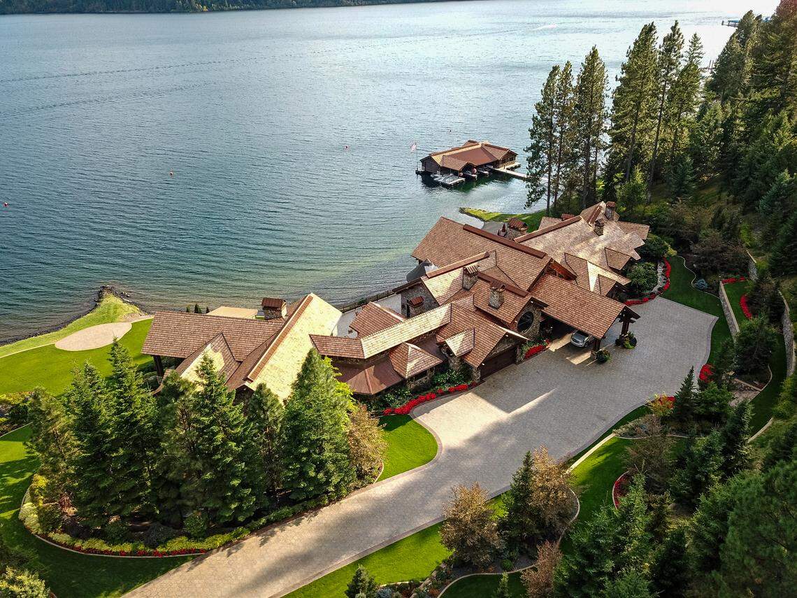 This Lake Coeur d'Alene estate was sold by Ron Pratte to a company associated with David Whitmire Hearst, a grandson of the late publishing baron William Randolph Hearst, The Wall Street Journal reported. 