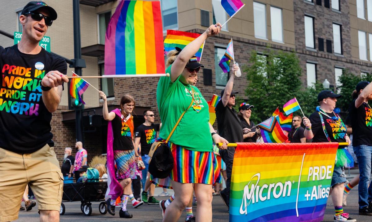 The 2022 Boise Pride parade had nearly 70 floats and entrants circling through downtown.