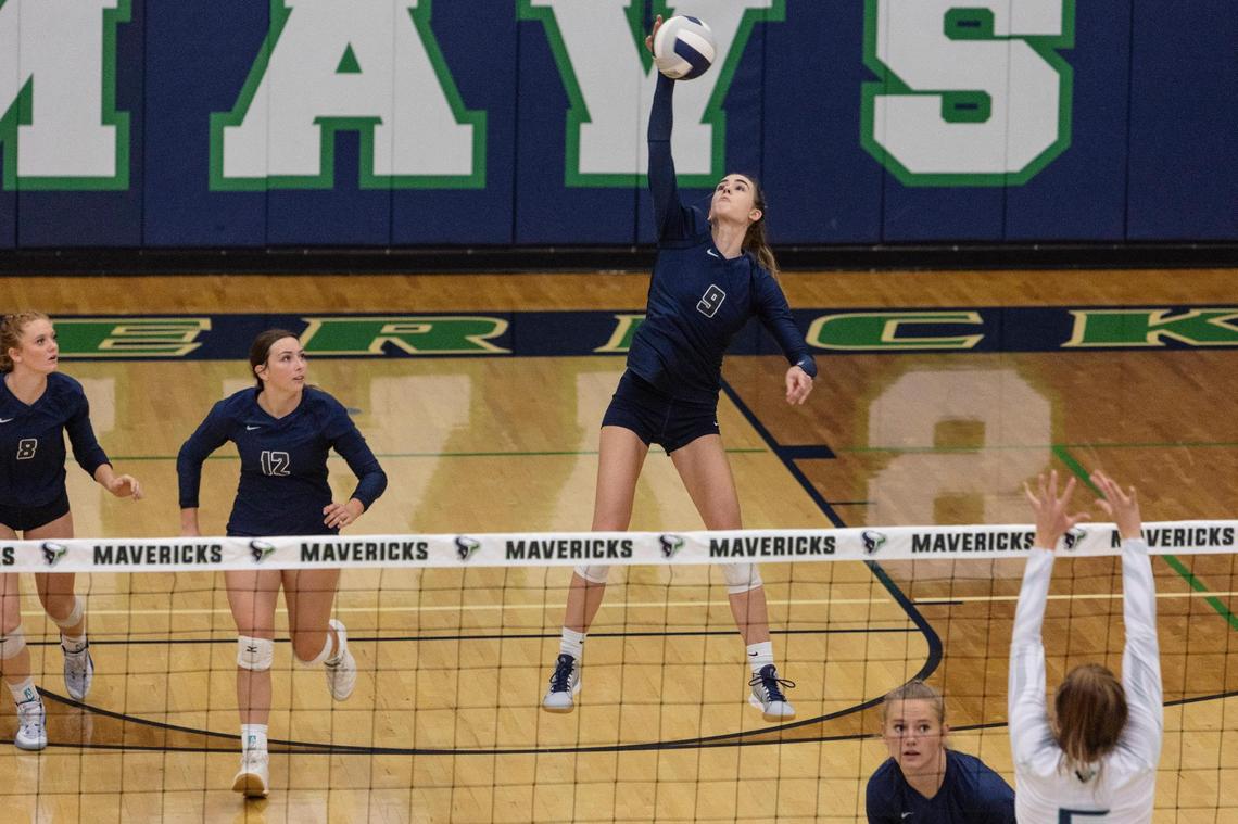 Skyview sophomore outside hitter Alex Acevedo is playing her first season with the Hawks after moving to Nampa from Bend, Oregon.