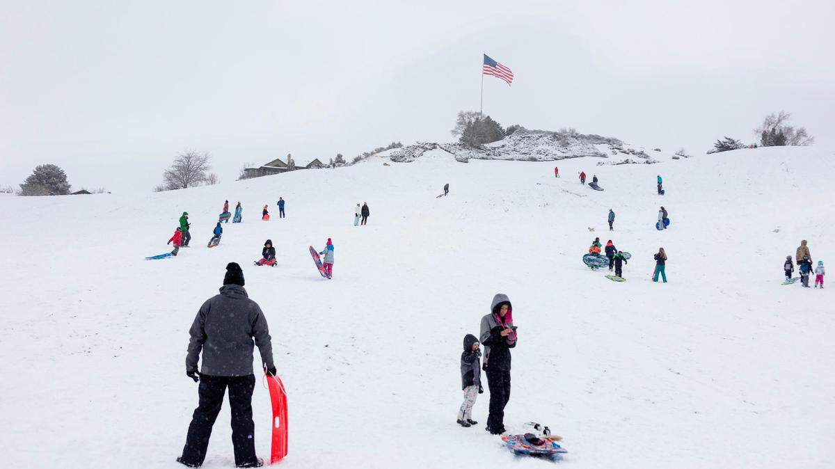 O say, can you see it? Boise’s Simplot Hill and its flag have a lot of stories to tell