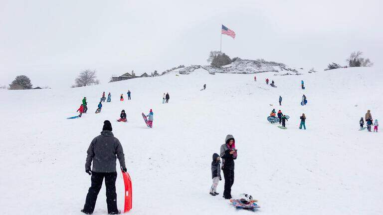 O say, can you see it? Boise’s Simplot Hill and its flag have a lot of stories to tell
