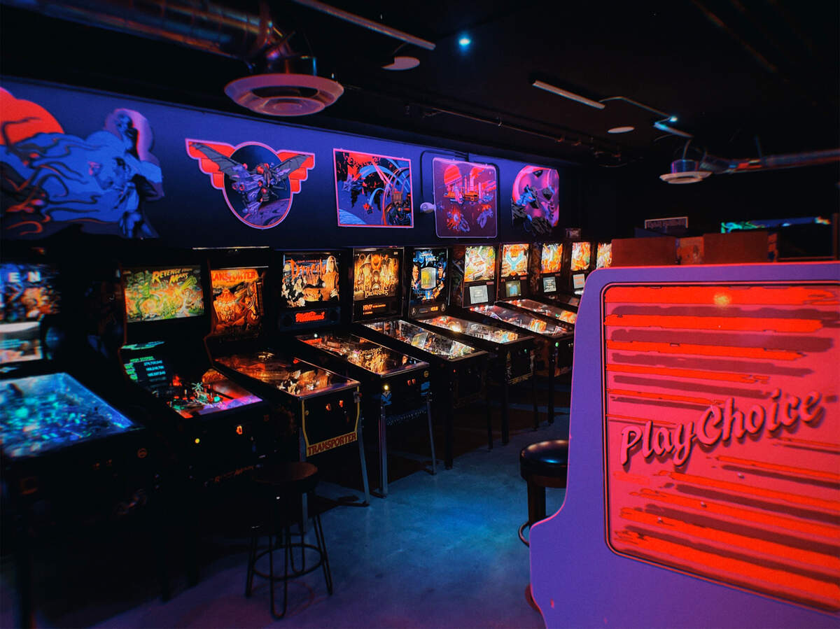 Realms will feature more than 50 arcade games along with a dozen pinball machines.