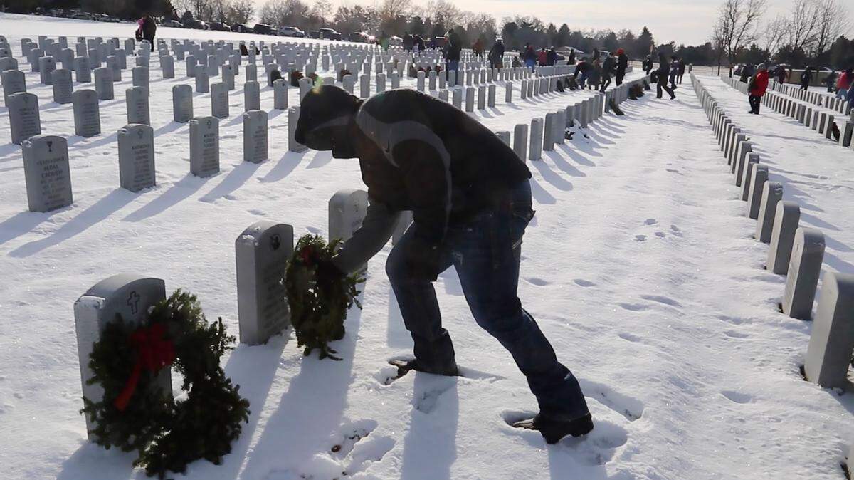 Family, military personnel and volunteers will place Christmas wreaths - one for every site at the Idaho Veterans Cemetery - on Saturday, Dec. 15, in Boise. Part of a nationally coordinated Wreaths Across America, the remembrance ceremony honors men and women who served our nation.