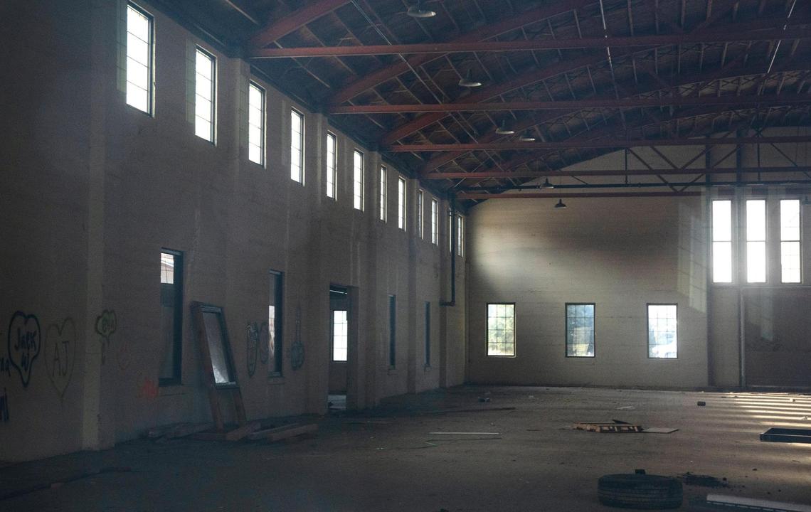 This now-vacant main drill hall of the Idaho National Guard Armory was built in the 1930s and added to the National Register of Historic Places in 1999.