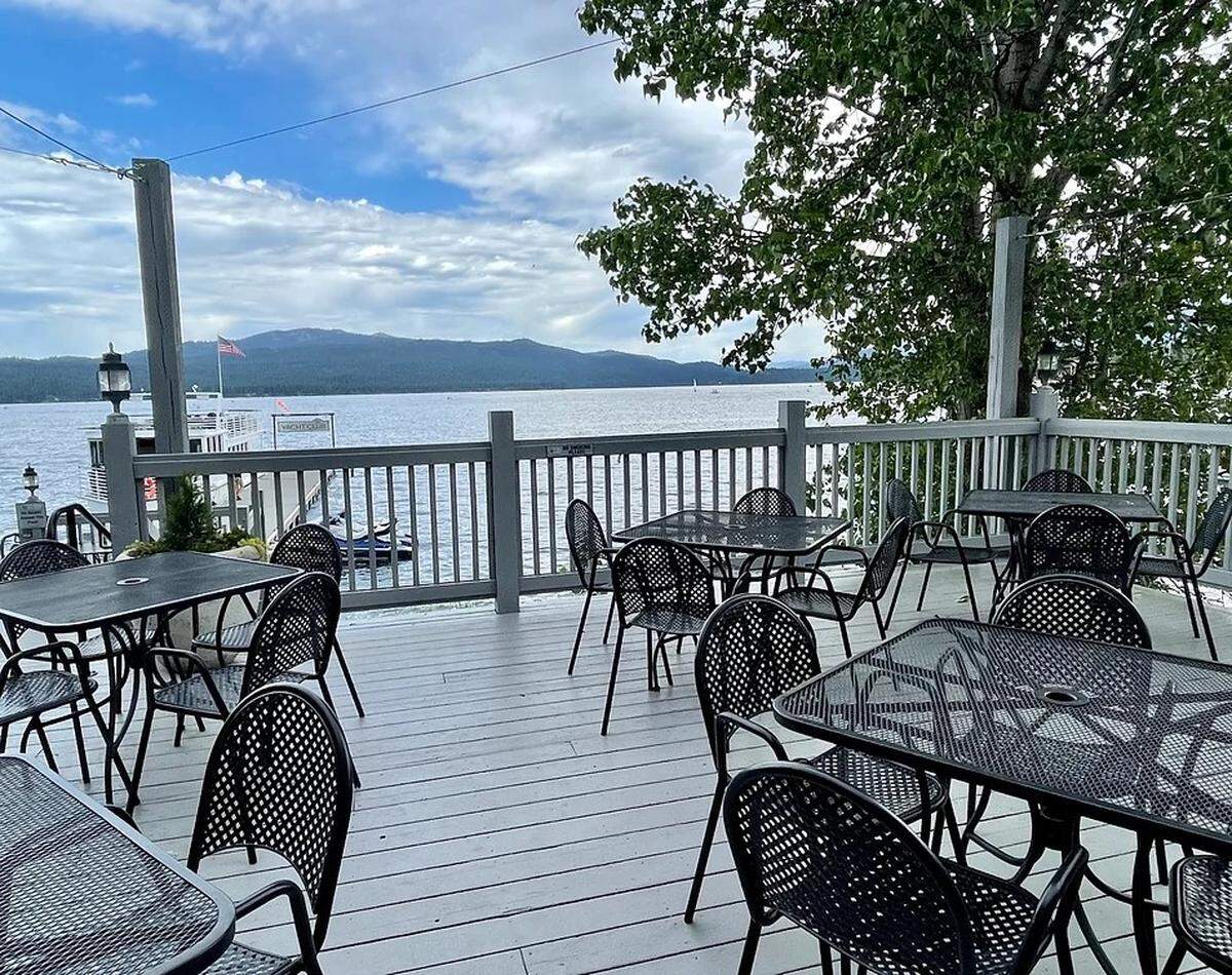 With a deck overlooking Payette Lake, Bistro 45 has a distinctive, Idaho mountain-town vibe.