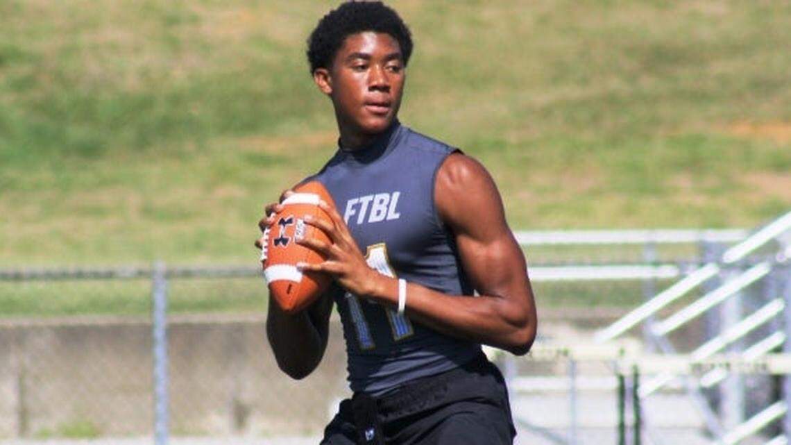 Quarterback Taylen Green verbally committed to Boise State on Tuesday. Last fall, he passed for 2,217 yards and 25 touchdowns and added 12 more scores on the ground for Lewisville High School in Texas.