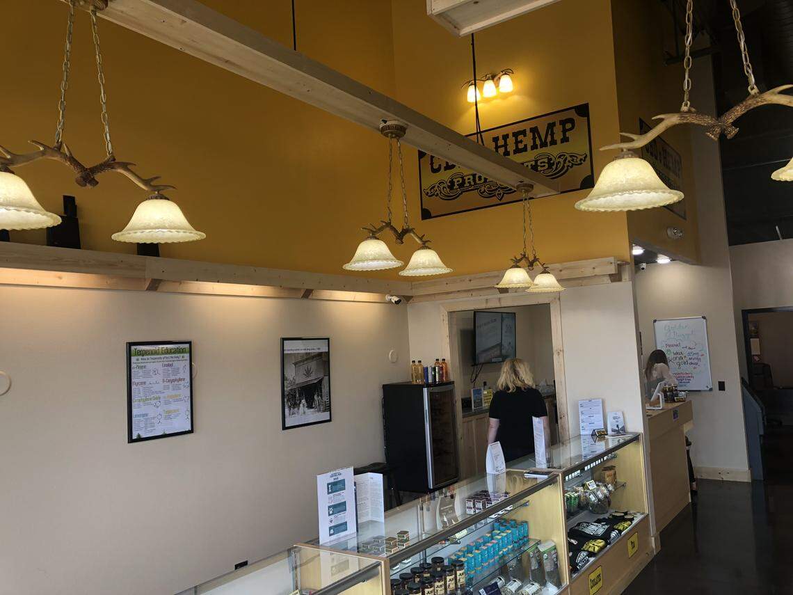 The Golden Nugget CBD shop in Ontario, Oregon, opened in April.