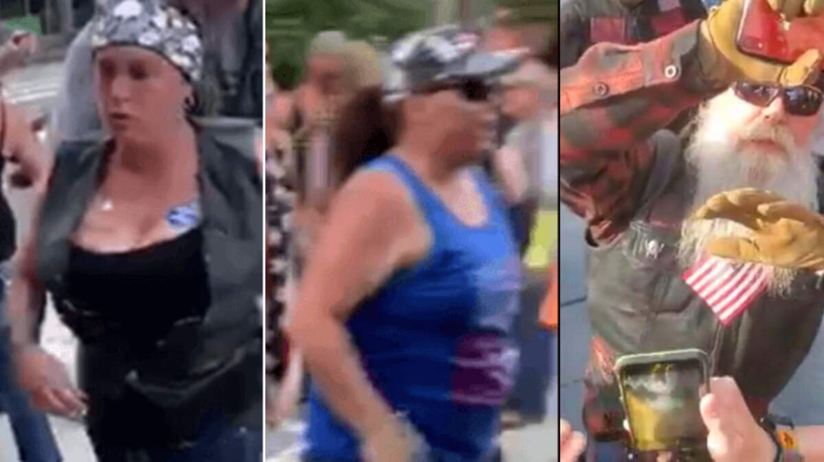Boise Police are searching for three suspects in violent incidents at Tuesday night’s Black Lives Matter Defund the Police protest in front of City Hall.